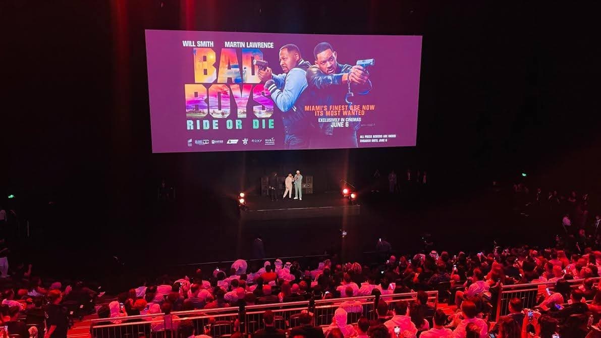 Exclusive Bad Boys: Ride Or Die Premiere Powered by Roxy Cinemas Lights Up Coca Cola Arena with cutting edge tech by Scrabble.